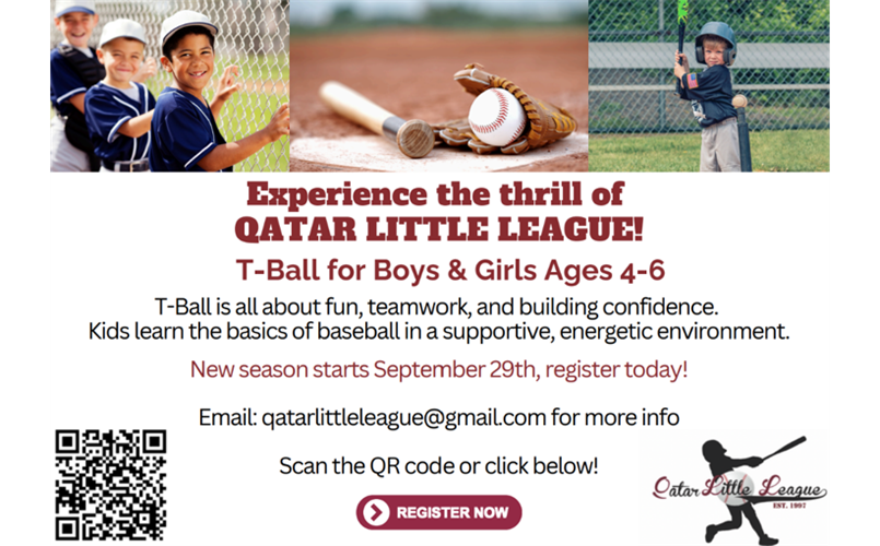 Ages 4-6 can learn about baseball while having fun in T-Ball!